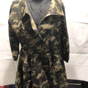 Camouflage Jacket with sequins